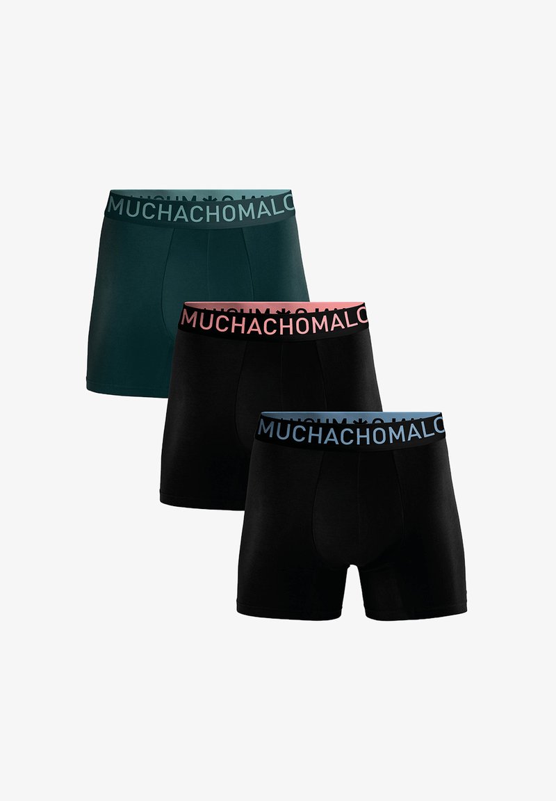 MUCHACHOMALO 3-PACK - Úzké boxerky - back green