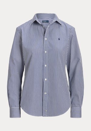 Polo Ralph Lauren, SLIM FIT STRIPED COTTON SHIRT - Hemdbluse - white/fall royal