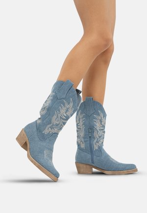Stivali texani / biker - blau