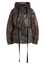 Street One Giacca Corta Donna Cosy Leo, Fantasia Leopardata, Colletto A Risvolto, Tasche Laterali, Taglia EU 38 - 2