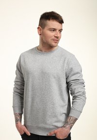 Henry Tiger REGULAR FIT CREWNECK - Felpa - heather grey