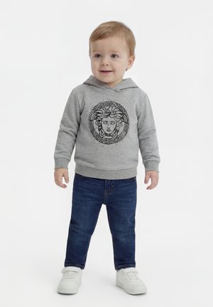 Versace BABY MELANGE MEDUSA SPLASH PRINT UNISEX - Hoodie - melange gray