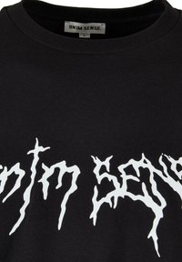9N1M SENSE GOTH - Bluză cu mânecă lungă - black