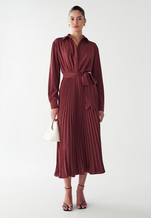 MCKENZI MIDI - Skjortekjole - burgundy