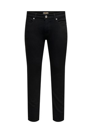 Only & Sons, ONSWARP SKINNY BOX  - Тесни дънки - black denim