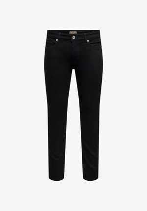 Only & Sons, ONSWARP SKINNY BOX - Тесни дънки - black denim