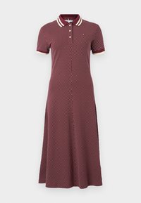 Tommy Hilfiger SLIM POLO DRESS - Dnevna haljina - red