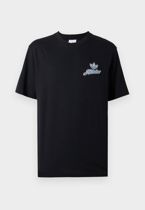 UNISEX - Nyomott mintás póló - black