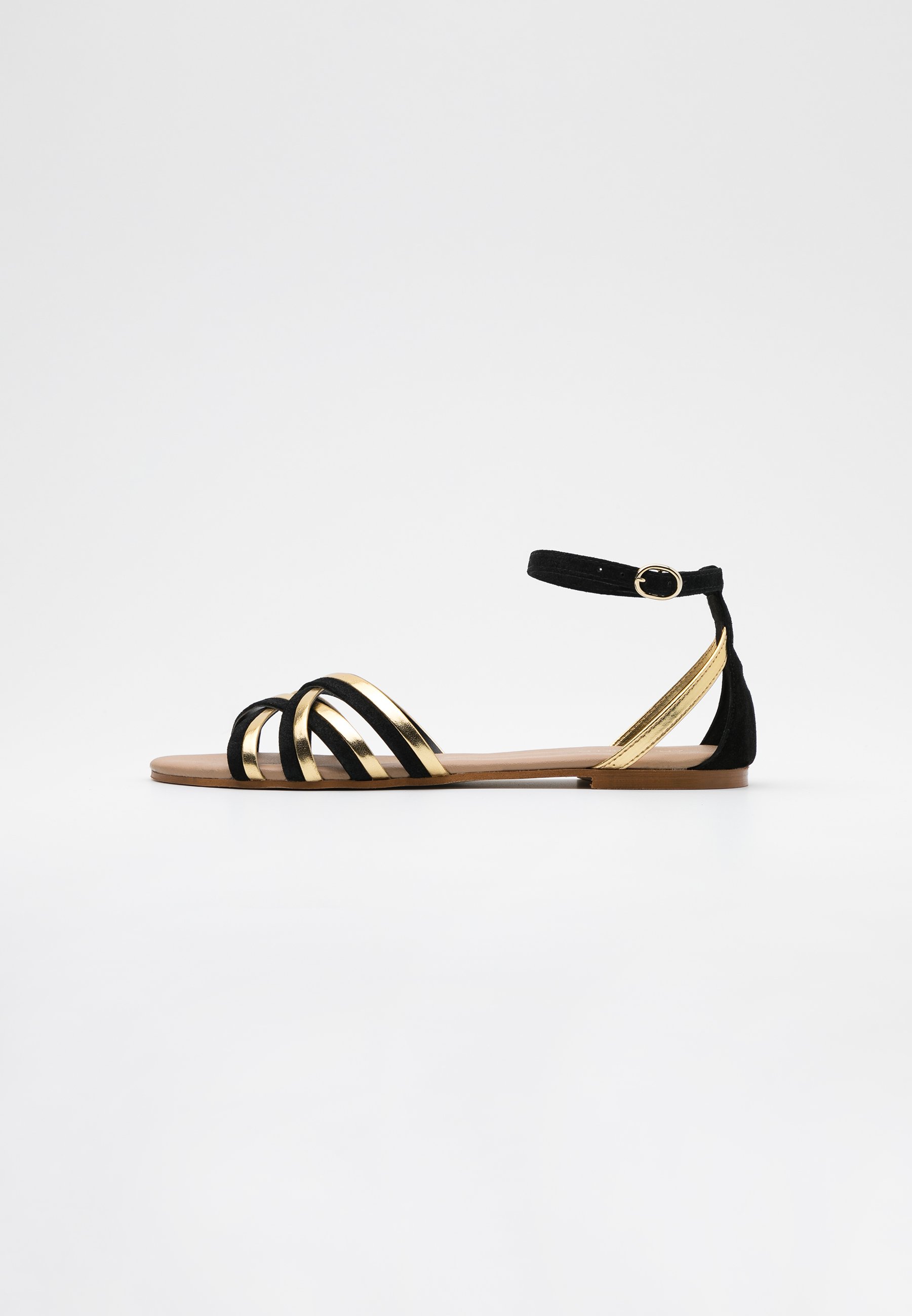 anna sandals black