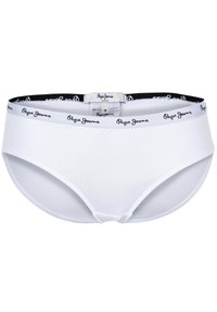 Pepe Jeans Allover Logo STR Brlt - Reggiseno Donna In Microfibra Con Stampa Logo E Cintura Audace