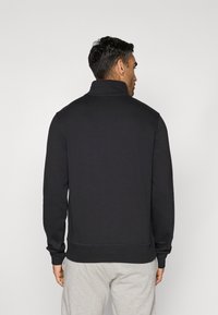 Champion ICONS TONAL HALF ZIP SMALL LOGO - Sweatshirt - black