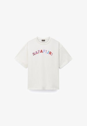 Napapijri, - T-shirt z nadrukiem