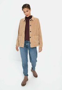 camel active MIT ROLLKRAGEN - Longsleeve - plum