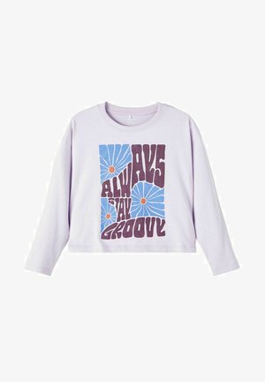 MIT GLITZER - Long sleeved top - orchid petal
