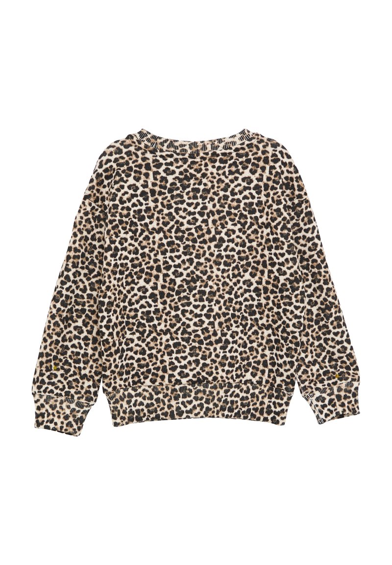 MIT LEO-PRINT Sweatshirt ecru/offwhite