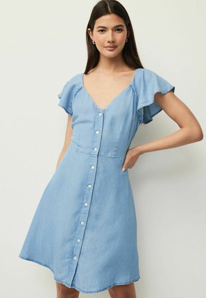 Next TEA TALL - REGULAR FIT - Jeanskleid - bleach