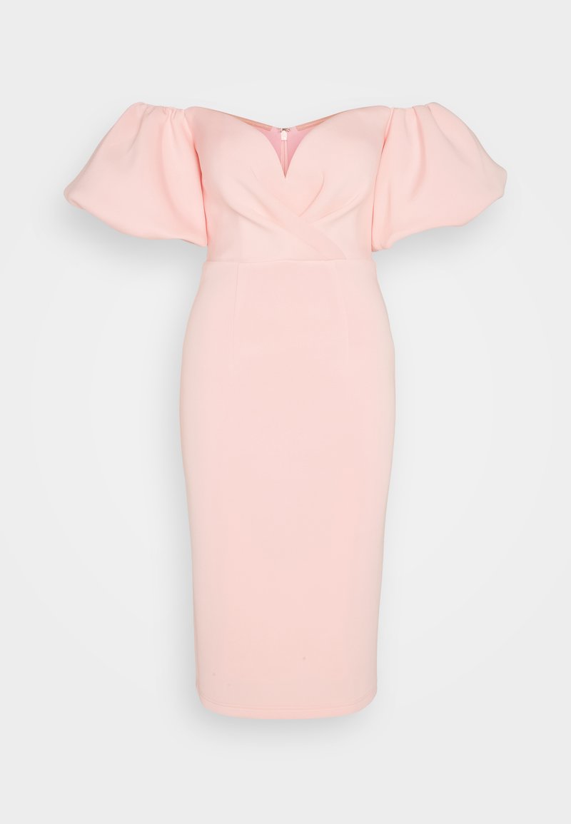 Jarlo Cocktailjurk donkerroze Jarlo Cocktailjurk donkerroze