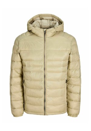 Jack & Jones, JJEKINGSLEY LIGHT PUFFER HOOD NOOS - Vinterjakker - fields of rye