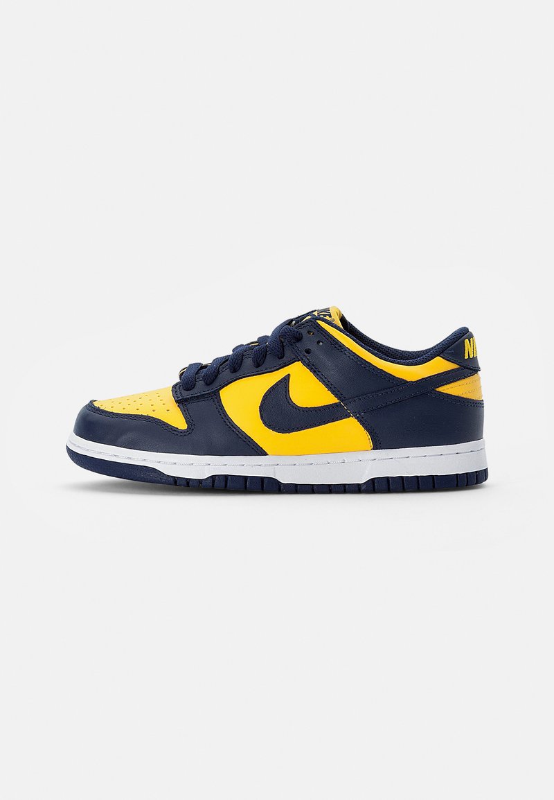 Nike Sportswear DUNK LOW - Sneakers basse - varsity/midnight navy-white-total orange
