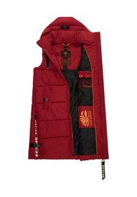 Navahoo SCHNUFFELCHEN - Weste - blood red