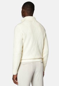 Boggi Milano HALF-ZIP  - Džemperis - white