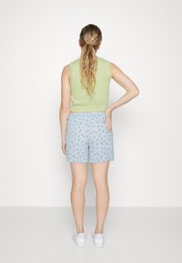 Noisy May NMKERRY SHORT OPEN BACK DRESS - Džersejové šaty - black/čierna