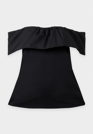 Vero Moda Curve, OFF SHOULDER CUR - Μπλούζα - black