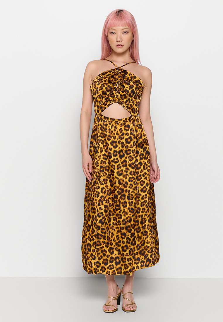 sandro Maxi-jurk bruin