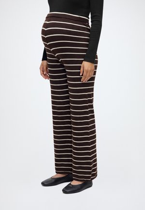 MAMALICIOUS, MLRINA WIDE PANT  - Панталони - hot fudge/birch