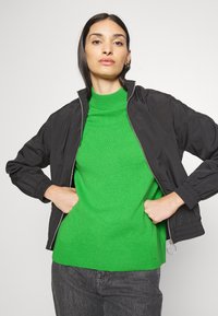 pure cashmere MOCKNECK - Camisola - green
