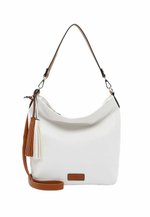 Bolso E&N Bibi - Tejido Sintético (estilo Vegano) - Con Pompón Y Correa Ajustable