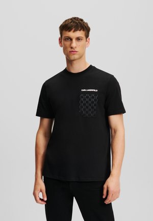 MONOGRAM DEGRADE POCKET - T-shirts print - black