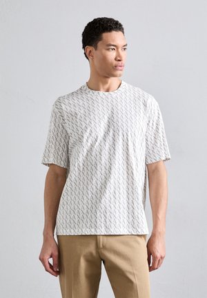Armani Exchange T-shirt print - off white/ash allover