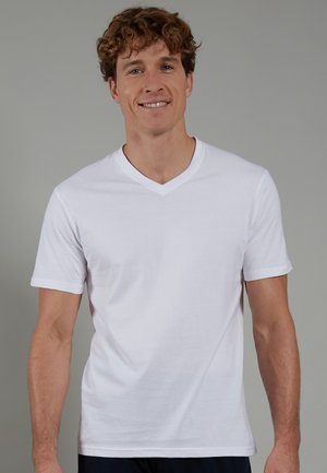 Ceceba 2ER PACK - T-Shirt basic - weiß hell uni