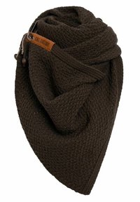 Knit Factory LUNA - Sjaal - dark brown