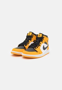 Jordan AIR JORDAN 1 MID - Sapatilhas de cano alto - taxi/black/white