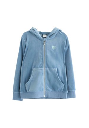 HOODIE - Vetoketjullinen college - dusty blue