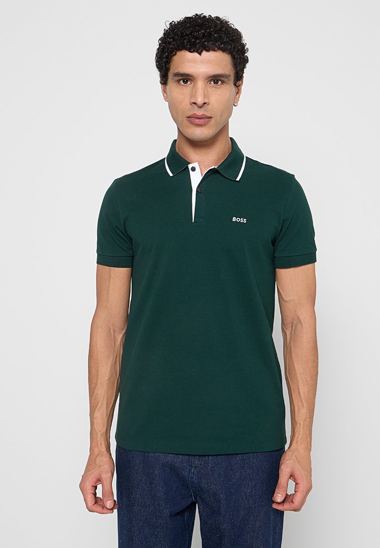 Boss Poloshirt donkergroen Boss Poloshirt donkergroen