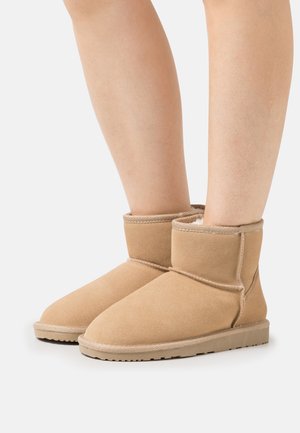 LEATHER  - Bottines - beige