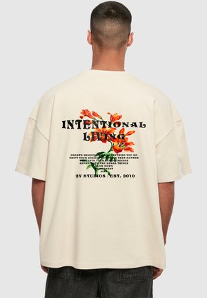 Print T-shirt - sand