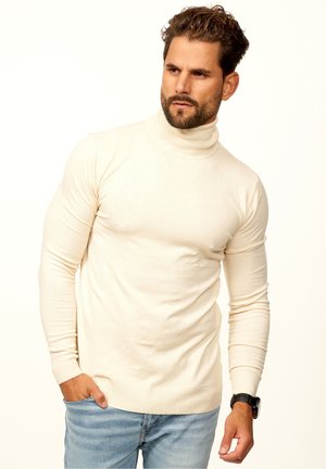 ROLLKRAGENPULLOVER - Strickpullover - creme