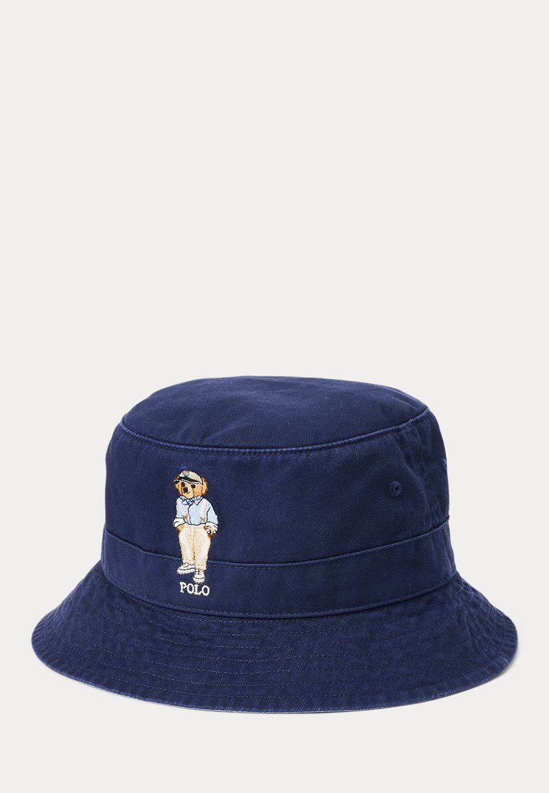 Polo Ralph Lauren POLO BEAR TWILL BUCKET HAT - Chapeau - newport navy