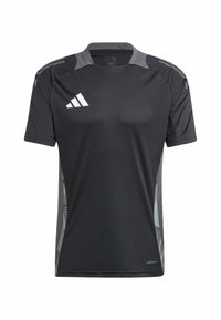 TIRO 24 COMPETITION - Potiskana majica - black team dark grey