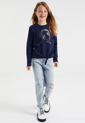 Long sleeved top - blue