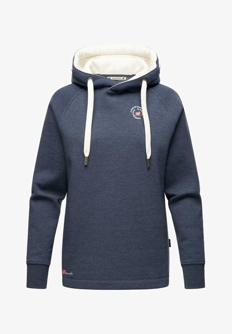 Marikoo Mikina s kapucňou - mottled dark blue