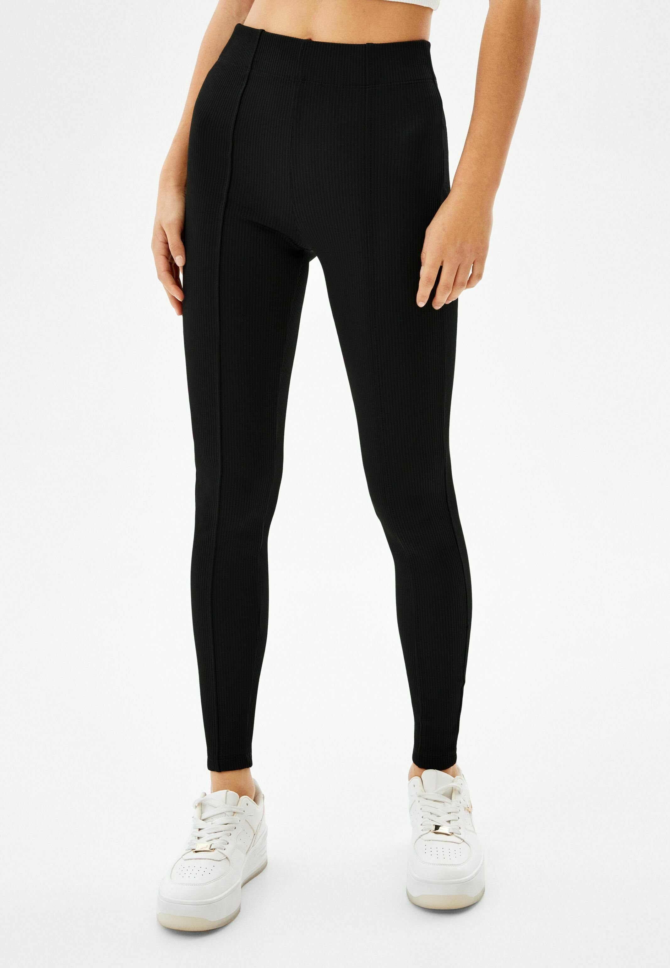 Bershka OTTOMAN - Leggings - Trousers 