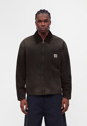 Carhartt WIP, DETROIT JACKET - Veste en jean - black /black tobacco