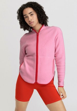hessnatur RELAXED - Fleecejas - dahlie