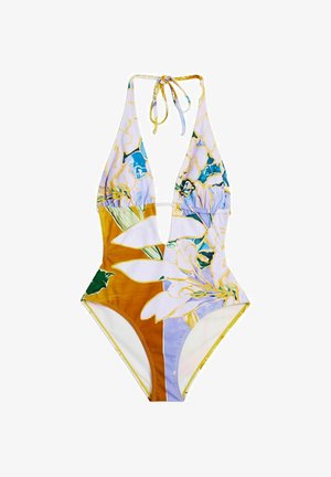 Desigual, SWIMSUIT - PRINTED TRIKINI SWIMSUIT . - Badpak - orange