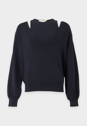 MM by MaxMara, 2-IN-1 - Svetrík - blu navy